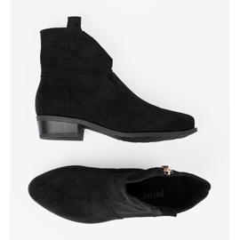 Seastar Botas pretas camurça botas de cowboy preto 2