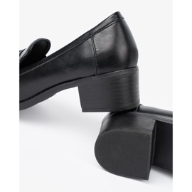 Shelvt Sapatos femininos negros com uma fivela elegante preto 1