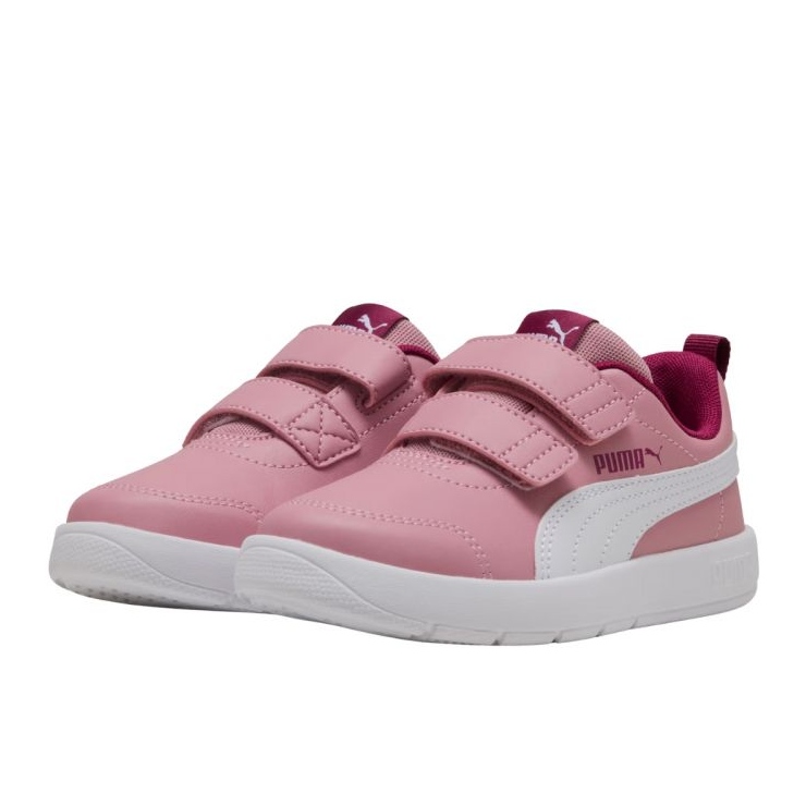 Puma courtflex v3 v ps jr 397642 15 sapatos rosa 2