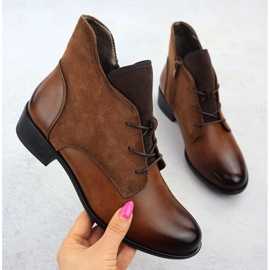 Botas isoladas femininas Camel jezzi ASA198-15 castanho 1