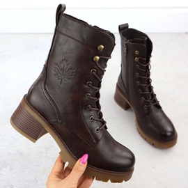 Botas femininas no Brown Vinceza 89136 1