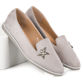 Bestelle Senhores Slip-on com uma estrela cinza 2
