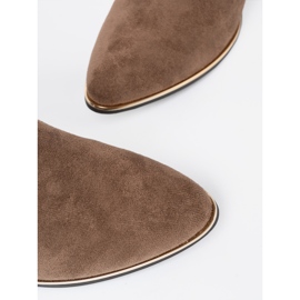 Shelvt Botas de camurça bege escura no post 2