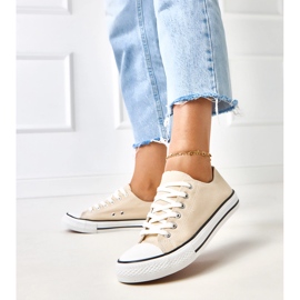 Tênis de zurhat feminino clássico bege 2