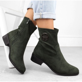 Botas de camurça jezzi em ASA198-28 Jez432b verde 1