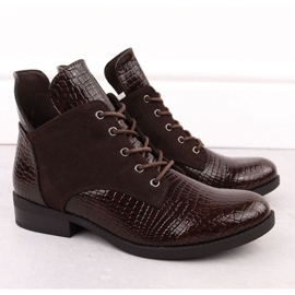 Vinceza Vincez Boots em 16477 Jan348b castanho 2