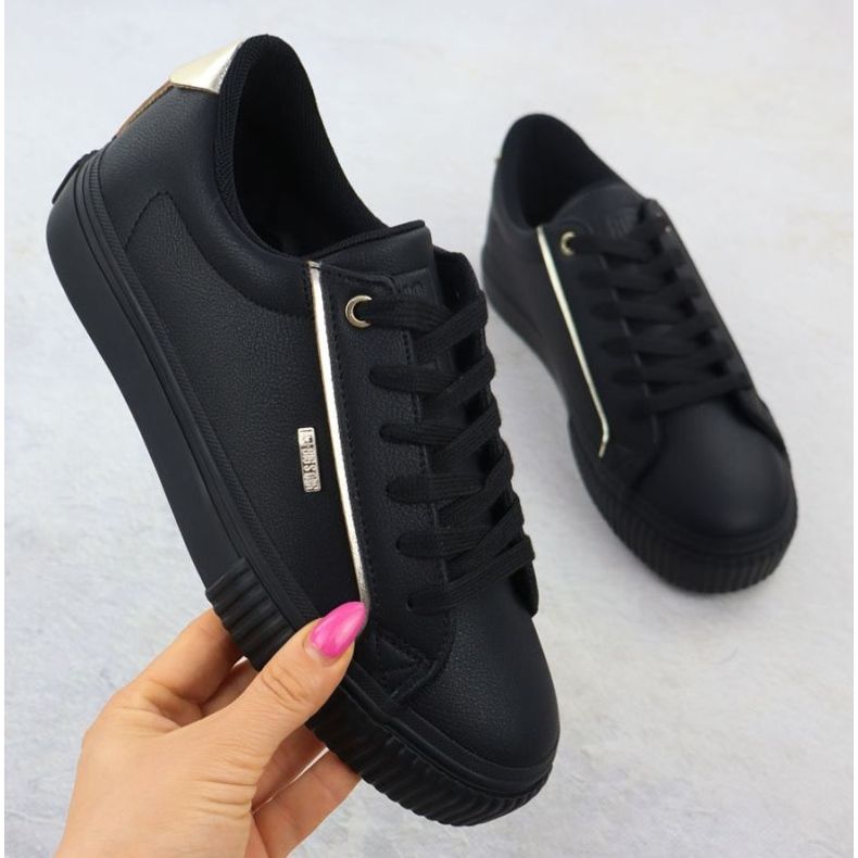 Big Star Eco -Leather Sneakers em SS274025 INT2164A preto 1