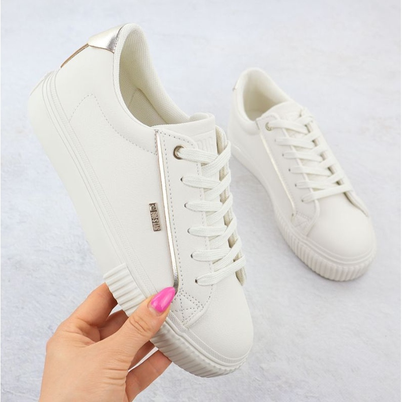 Big Star Eco -Leather Sneakers em SS274027 INT2164B branco 1