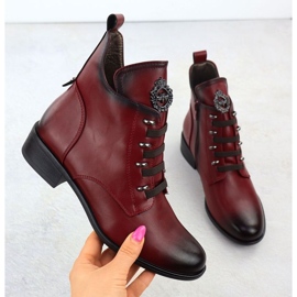 Botas isoladas jezzi em ASA198-21 Jez412d vermelho 1