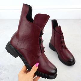 Botas isoladas jezzi em mr2501-4 jez454b vermelho 1