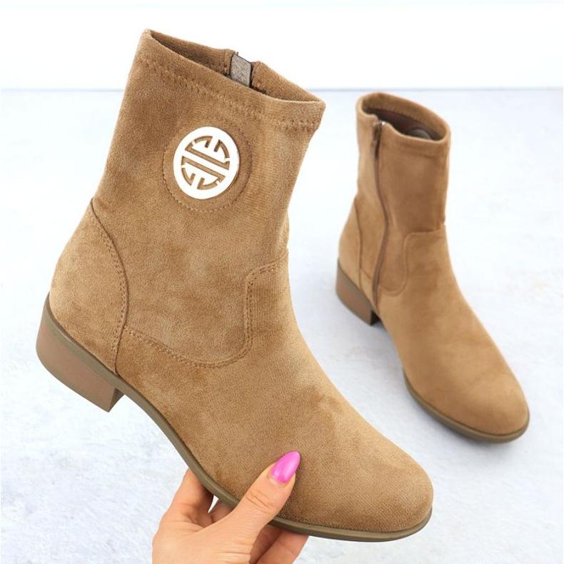 Jezzi Suede Boots em 198-28 JEZ432C 1