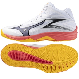 Mizuno Thunder Blade Shoes com V1GA237598 MID branco 1 Mizuno Thunder Blade Shoes com V1GA237598 MID branco 1