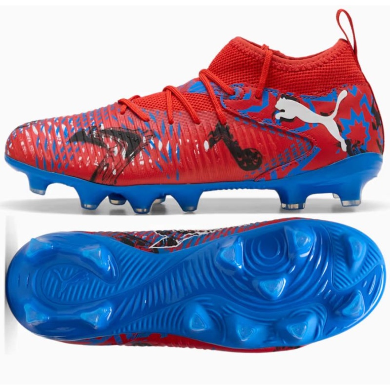 Puma Future 8 Match Playmakers JR FG/AG 108750-01 Shoes vermelho 1