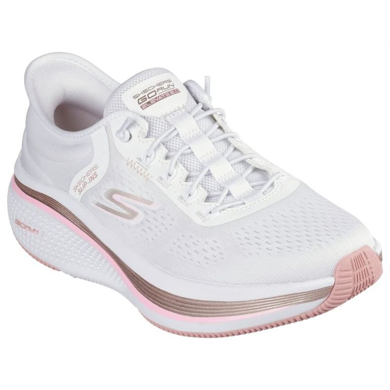 Skechers Slip-Ins: Go Run Elevate 2.0-Banyan em 129006-WPK branco 1