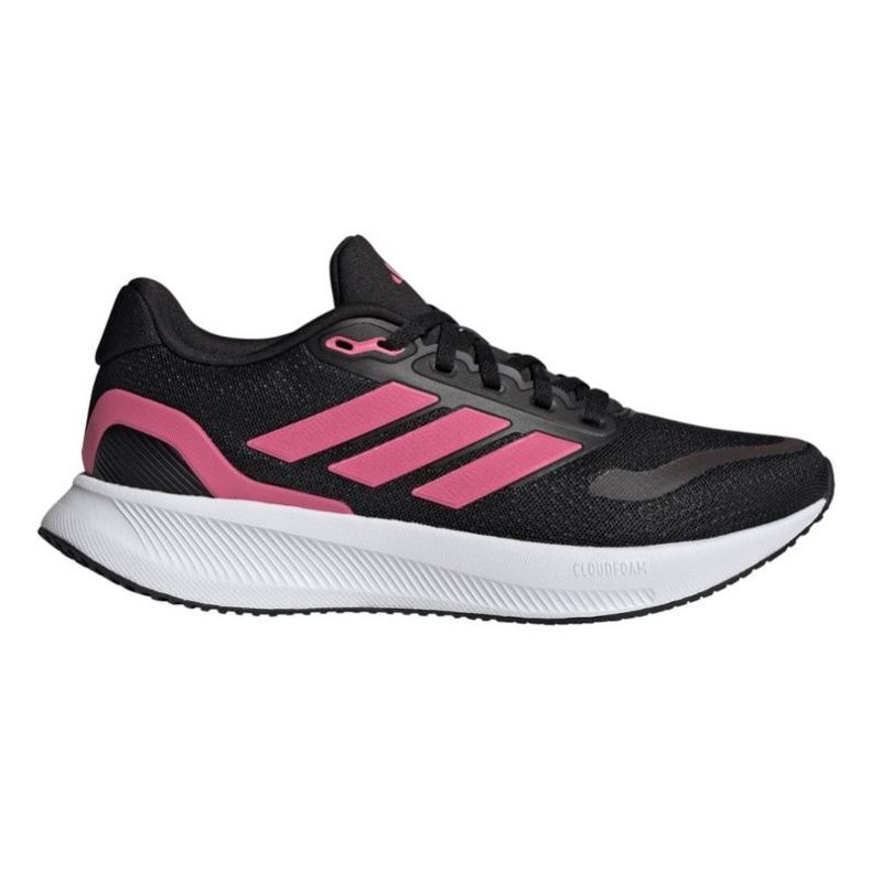 Tênis de corrida adidas runfalcon 5 em jr3093 preto 1