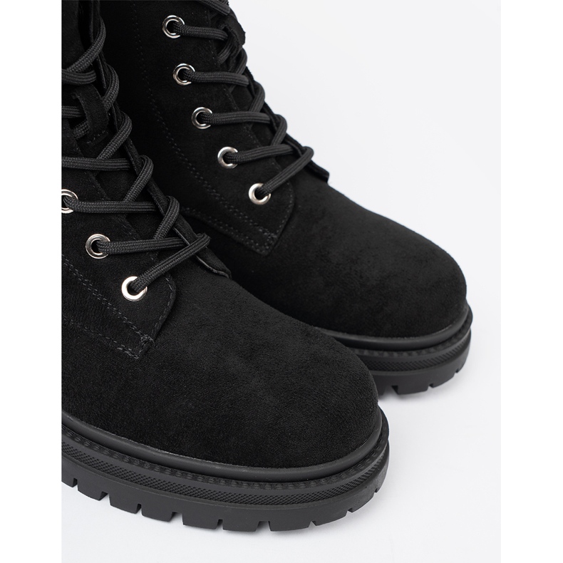 Shelvt Trabalhadores negros elegantes com cristais brilhantes preto 1