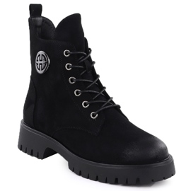 Botas isoladas de camurça Black Potocki Z25-SZ12672 preto 1