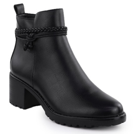 Botas isoladas femininas de Black Potocki Z25-SZ12690- preto 1