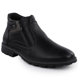 Botas masculinas botas isoladas para sliders pretos VanHorn AN71309 1