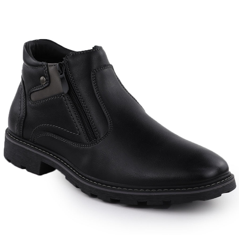 Botas masculinas botas isoladas para sliders pretos VanHorn AN71309 1