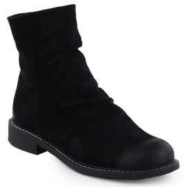 Botas de camurça feminina Black Potocki Z25-SZ12716 preto 1