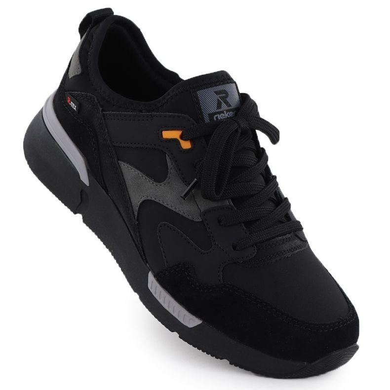 Sapatos esportivos à prova d'água Black Rieker U1403-01 1