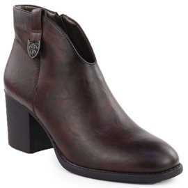 Botas femininas no post brown jezzi ASA250-11 vermelho 1