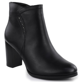 Botas de couro feminino no Pilar Isolado Black Sergio Leone BT25015 1