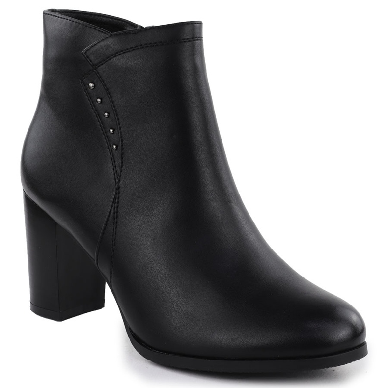 Botas de couro feminino no Pilar Isolado Black Sergio Leone BT25015 1