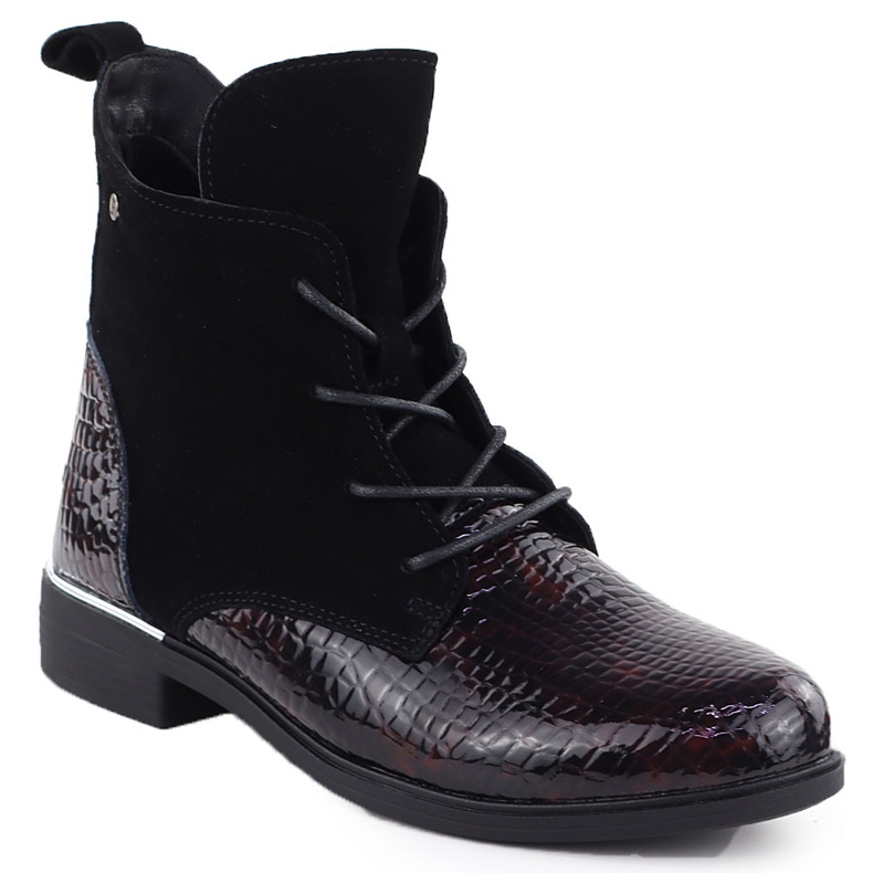 Camurna envernizada em couro Filippo DCT4749 ISOLADO DO BROWN FILDA DO MULHER marrom 1