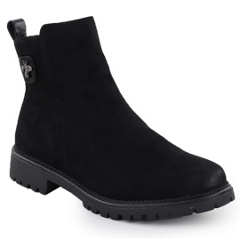 Botas femininas camurça Black Potocki 19314 preto 1