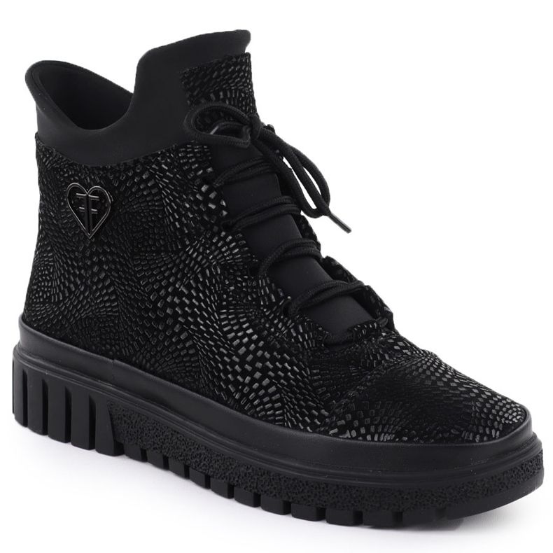 Botas de couro femininas Black Filippo DBT7302 1