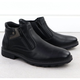 Botas masculinas botas isoladas para sliders pretos VanHorn AN71309 2