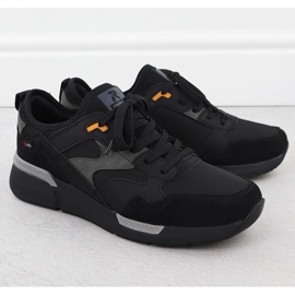 Sapatos esportivos à prova d'água Black Rieker U1403-01 2