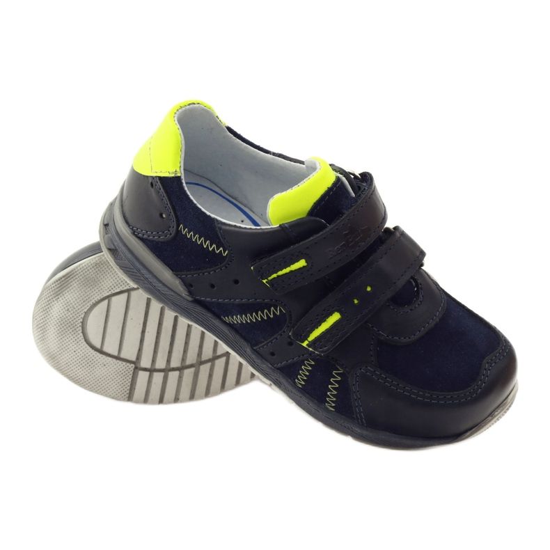Ren But Sapatos de sapato Ren para velcro 3282 azul marinho multicolorido verde 3