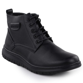 Botas masculinas Black isolado Unisoft 24MN16-7515 1 Botas masculinas Black isolado Unisoft 24MN16-7515 1