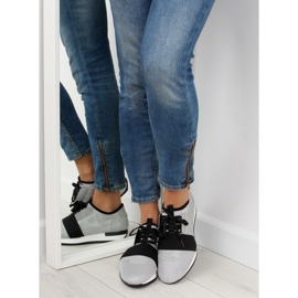 Tênis esportivo cinza 16-515 cinza preto 2