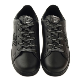 American Club Tênis coração americano com palmilha de couro cinza preto 4