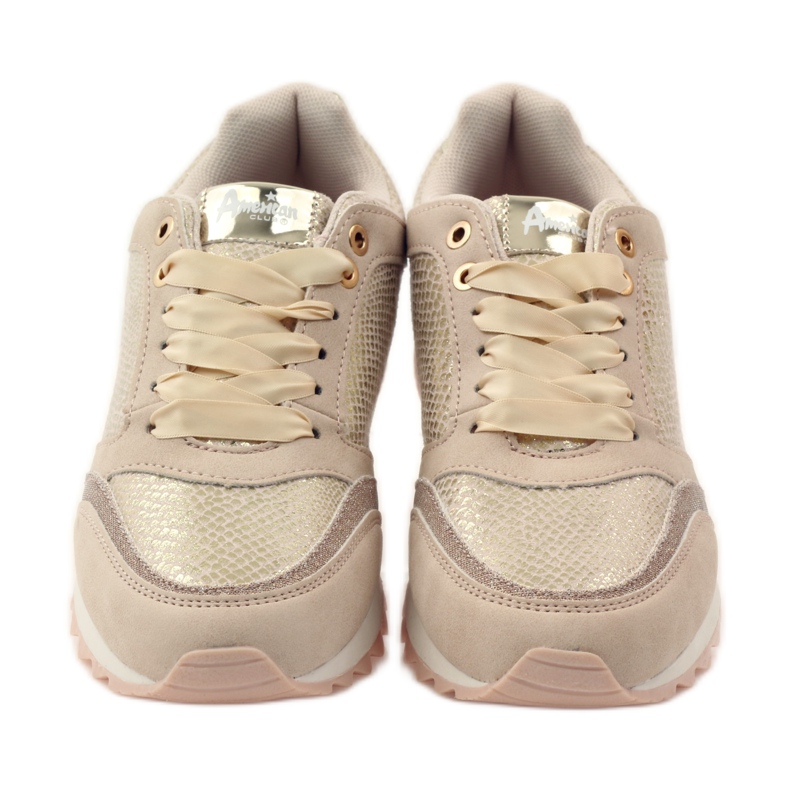 American Club Corrida esportiva American 16355 rosa amarelo 4