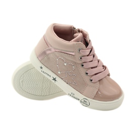 American Club O coração americano da garota esportiva rosa 3