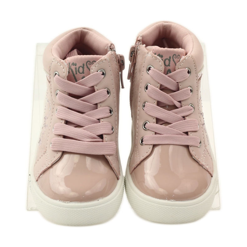 American Club O coração americano da garota esportiva rosa 4