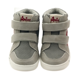 American Club tênis esportivo americano 17353 vermelho cinza 4