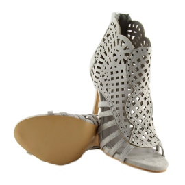 Botas bico aberto cinza bico aberto M286 cinza 2