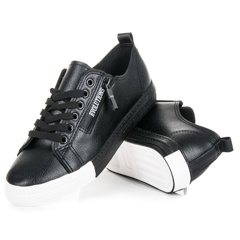 Tênis na plataforma preto 2