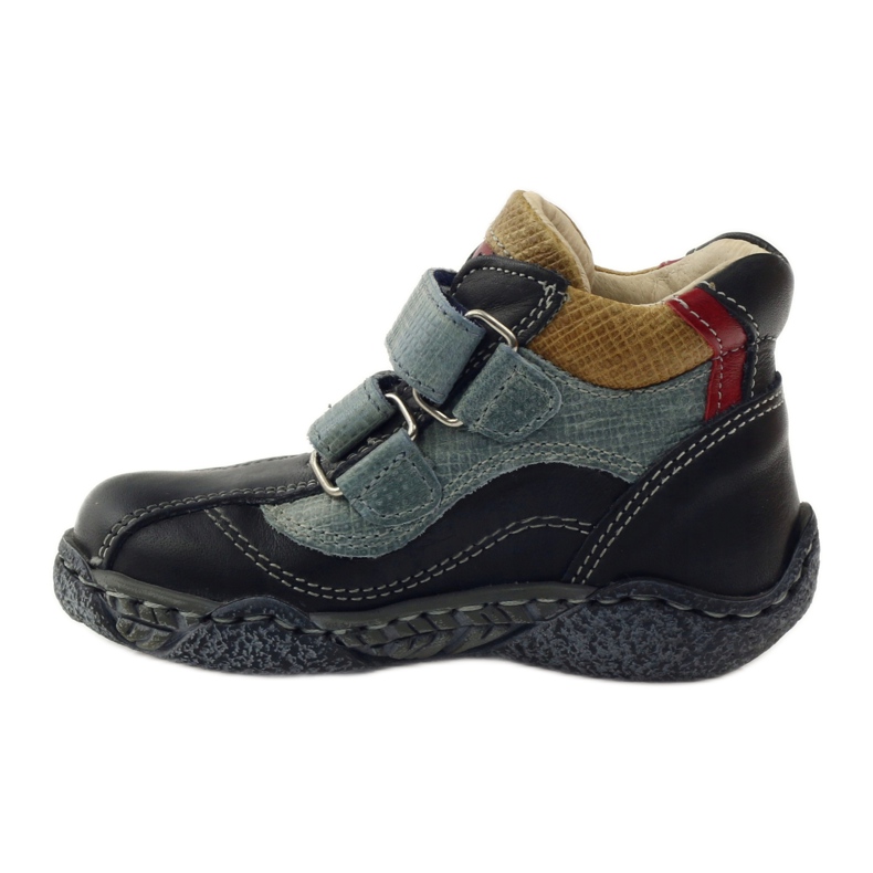 Antylopa Sapatinhos de velcro para bebé. Antelope azul marinho preto vermelho 2