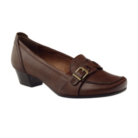Sapatos baixos Caprice sapatos femininos 24305 marrom 1