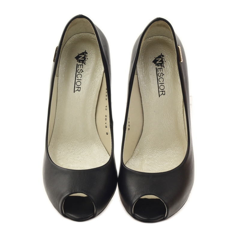 Bombas para mulheres salto alto Neścior 99 preto 4