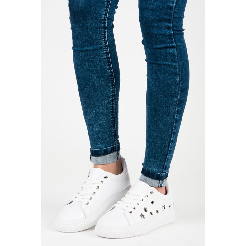 Estrelas de tênis branco 1