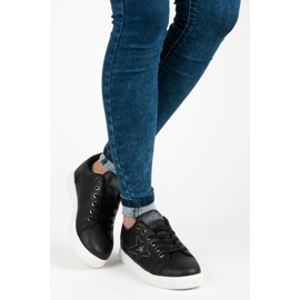 Calçado esportivo para a primavera preto cinza 2