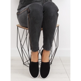 Preto XL07P Tênis slipony preto 2